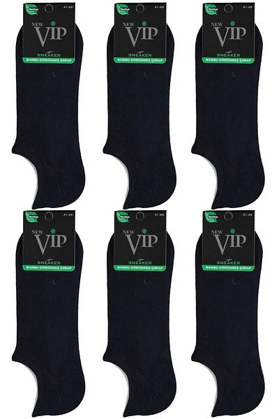 bonbonetti Мъжки чорапи Vip Bamboo Sneakers, 6 броя