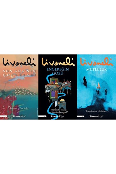 İnkilap Yayınları Zülfü Livaneli 3 Kitap Set Mutluluk-son Ada'nın Çocukları-engereğin Gözü