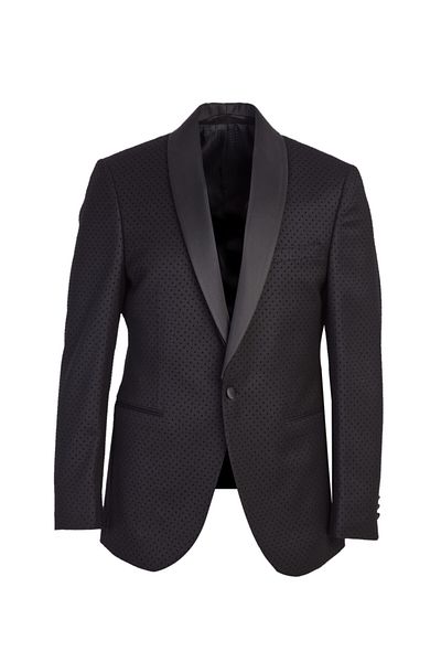 Abdullah Kiğılı Woolen Patterned Slim Fit Suit