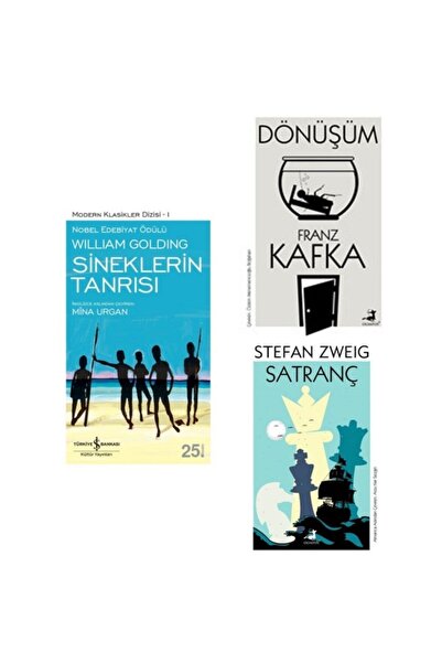 Olimpos Yayınları Sineklerin Tanrısı - Satranç - Dönüşüm (3 Kitap Set)