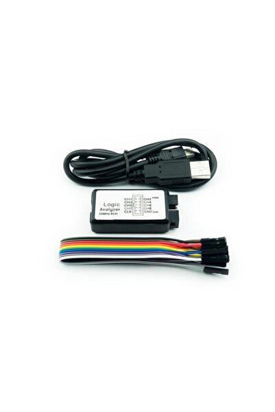 EmAyCenter Usb Lojik Analizör - 24 Mhz 8 Kanal, Saleae Logic Analyzer