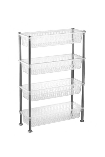 Genel Markalar Plastik 4 Katlı Slim Sebzelik Şık Slim Nostalji Sebzelik