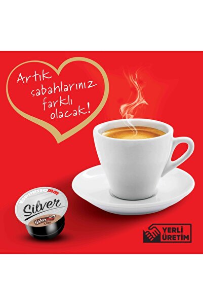 ESPRESSOMM Tchibo Cafissimo Uyumlu Silver Kapsül Kahve (50 ADET)