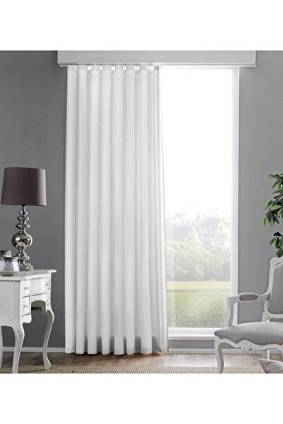 Cortibo White Satin Sunshade Curtain