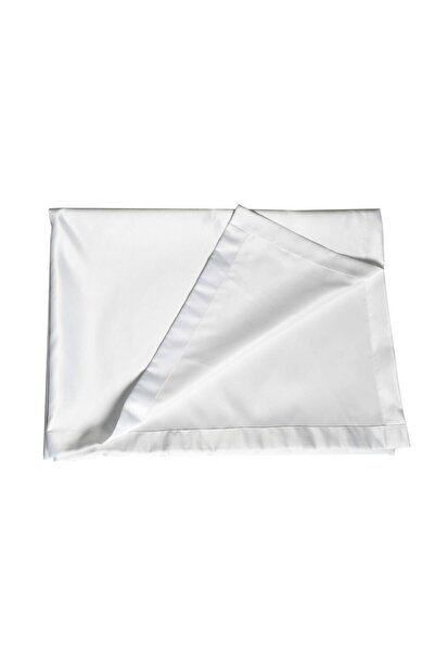 Cortibo White Satin Sunshade Curtain
