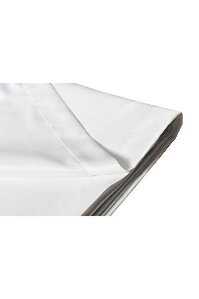 Cortibo White Satin Sunshade Curtain