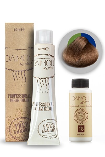 DAIMON Amonyaksız ( Fa ) 8/0 Açık Sarı Saç Boyası + 60 Ml Amonyaksız Oksidan
