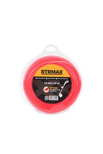 Rtrmax Rty230 Tırpan Misinası Kırmızı 3Mm*67Mt