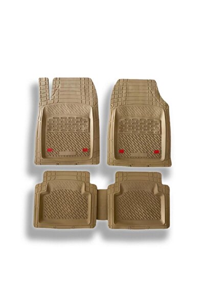 SAFİR 2013 Model Mitsubishi L300 Için Havuzlu Tip Universal Lüks Bej Paspas