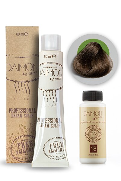 DAIMON Amonyaksız ( Fa ) 7.12 Saç Boyası + 60 Ml Amonyaksız Oksidan 18 Vol.