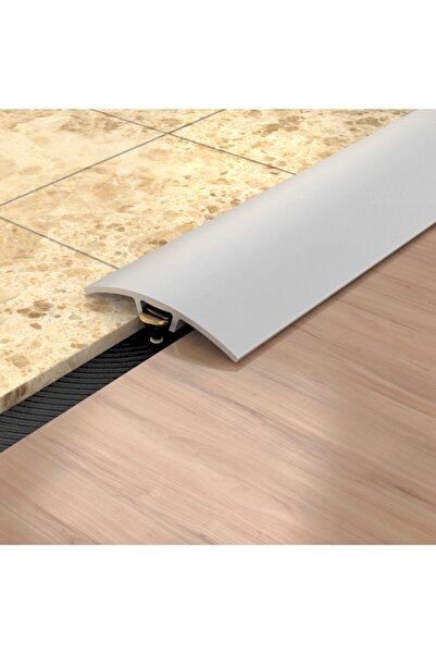 Ankadex 10-adet 3-cm Genişlikte Mat Eloksal Kaplamalı Alüminyum Eşik Profili ...