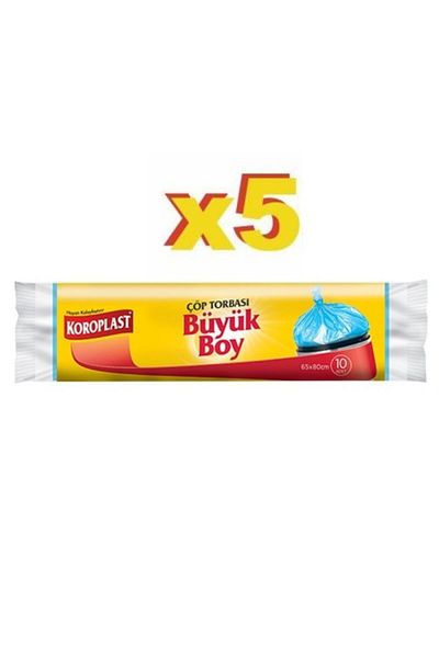 Koroplast Strong Large Size Garbage Bag 10 x 5 Pack (65x80 cm)