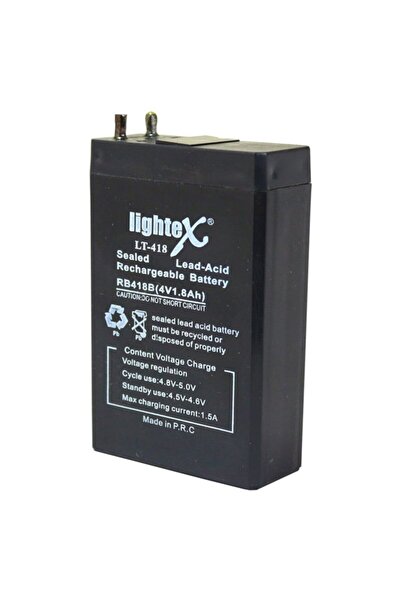 Genel Markalar Lt-418 4v 1.8ah Bakımsız Işıldak Aküsü