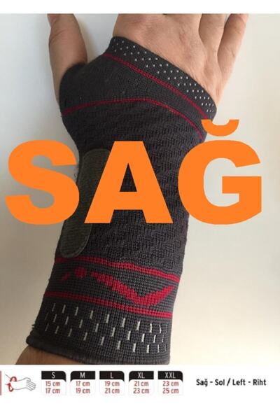 Supportline دعامة معصم يد محبوكة على اليمين -722