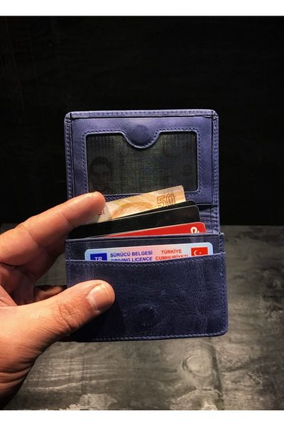 Niki Leather Унисекс портфейл Nerina Crazy Leather Card Case