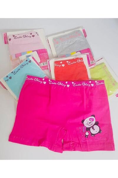 Berrak Дівчачі кольорові бавовняні боксери, набір з 4 штук