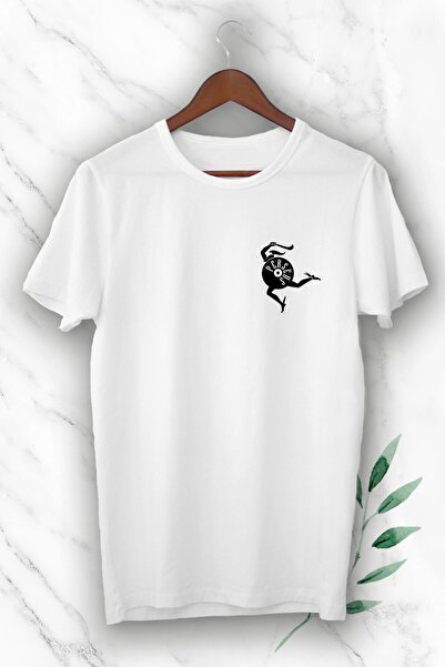 perseusshopping Perseus Štampano unisex majica sa bijelim mitološkim motivima