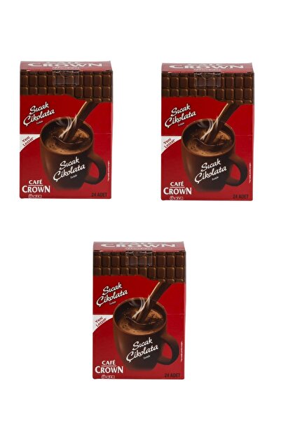 Cafe Crown Sicak Çikolata 24'lü 23 Gr X 3 Adet