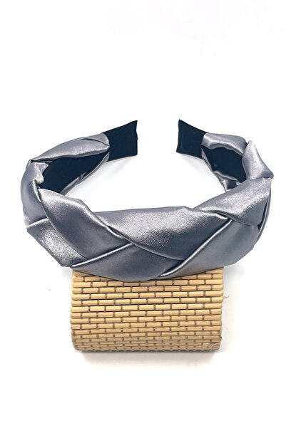 Tahtakaledeyim نموذج مضفر تاج الشعر اللون الرمادي، الفرقة الشعر