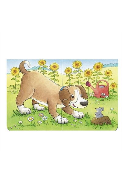 RAVENSBURGER 069514 Model Animals Puzzle - 2/4/6/8 Pieces