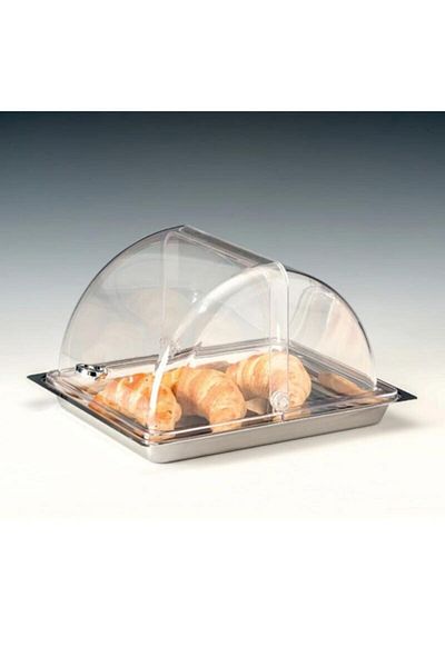 Zicco Housing Container, Rolltop Lid, Polycarbonate, Gn 1/2, 30x36x H:21 Cm