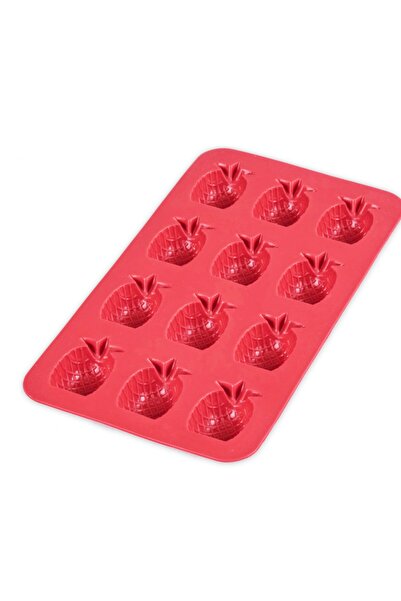 Silicolife Silikon Ananas Buz Ve Çikolata Kalıbı - Kırmızı Sl59