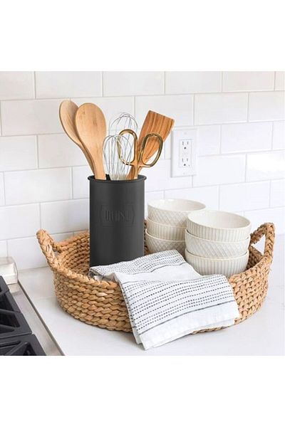The Mia Black Spoon Holder - 17X11 cm