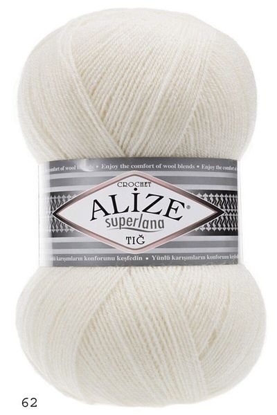 Alize 1 Τεμάχιο 62 γραμμάρια ALİZE Superlana Καρφίτσα - 100 GR