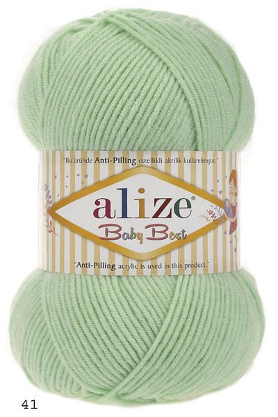 Alize 41-PGreen Baby Best Hand Knitting Yarn - Μαλλί Κωδικός χρώματος