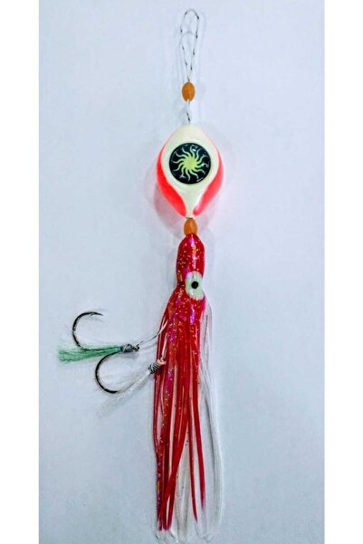 trançabalıkçılık Mercan Sinarit Trança Takımı Fosforlu Gezerli 70 gr