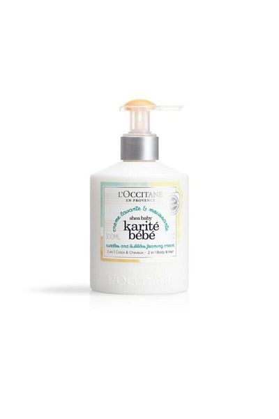 L'Occitane Shea Baby Foaming Cream - Shea Baby Hair and Body Shampoo 300 ml