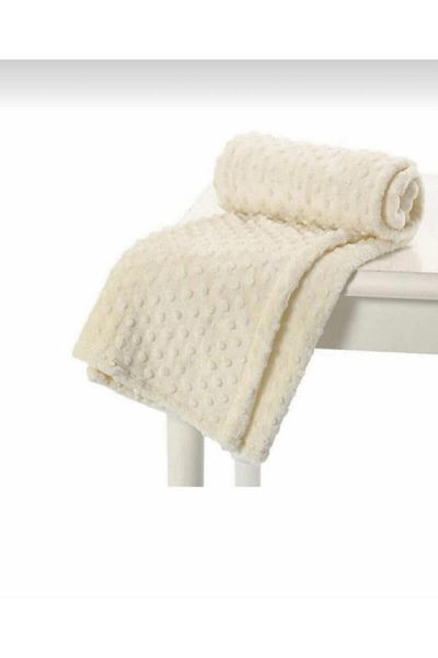 Özdilek Cream Bud Double Blanket