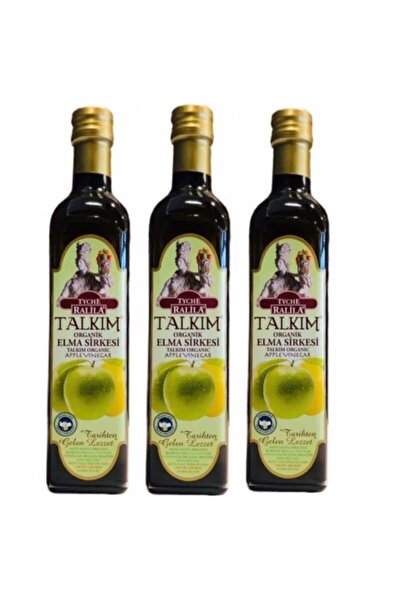 RALİLA Organik Talkım Elma Sirkesi 500 Ml X 3 Adet Rll-org-28273115