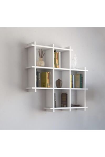 Üsküp Yapı Merdiven Kitaplık Dekoratif Duvar Rafı