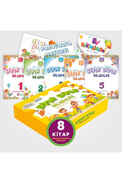 Mor Elma Yayıncılık Kıpır Kıpır Bilginler Okul Öncesi Eğitim Seti -
