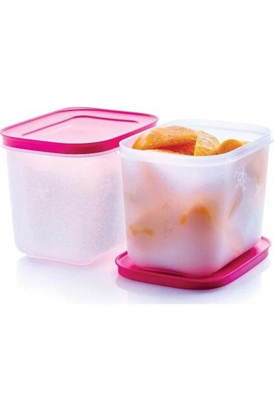 Tupperware 1.1 Lt 2-Piece Alaska Storage Container - Square Set