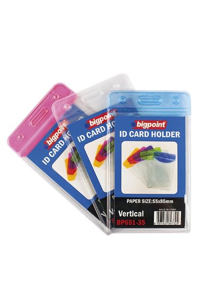 Bigpoint Blue Vertical Bag - 55x85mm, 10-Piece Protected Card Bag