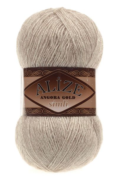 Alize Angora Gold Glitter 152 - Beige Melange