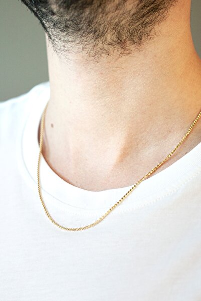 Cenova Kuyumculuk 14 Ayar Altın 55 Cm Erkek Zincir Kolye