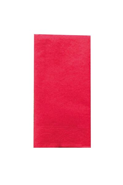 Soft Kağıt Red Napkin Double Layer 25x33 1/8 125 Pieces