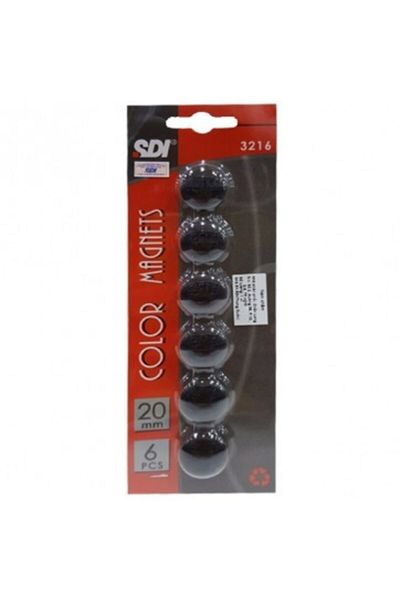 Sdi Sdı Magnet 20 Mm 6-Piece Blister