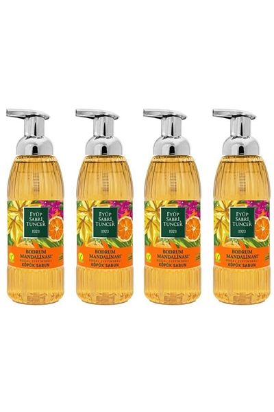 Eyüp Sabri Tuncer Bodrum Tangerine Foam Soap 500ml X 4 Pieces