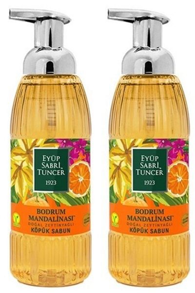 Eyüp Sabri Tuncer Bodrum Tangerine Foam Soap 500ml X 2 Pieces