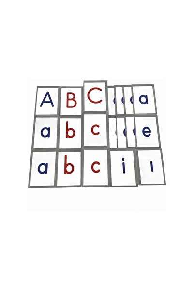 Meraklı Zebra Harf Kartları