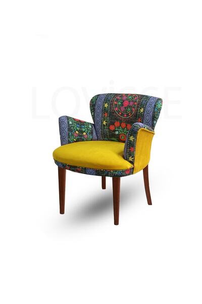 LOVİSSE HOME Sarı Bekleme Koltuğu