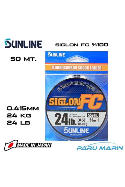 SUNLINE Siglon %100 Florokarbon Misina 0.415mm 50 Mt.