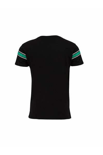 Ltb Men's Black Printed Piteha T-Shirt