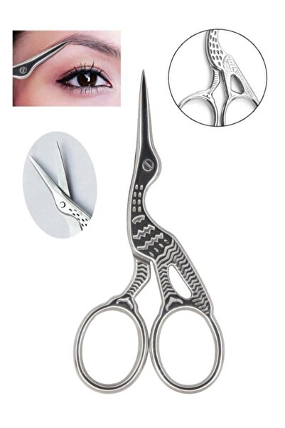 MUJGAN Kaş Makası Gümüş Paslanmaz Çelik