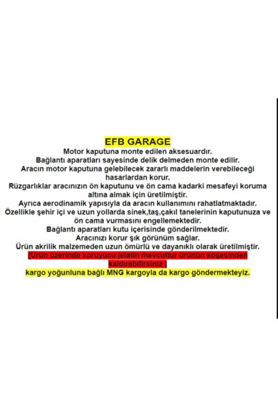 Genel Markalar Chevrolet Captiva Kaput Rüzgarlığı Koruması 2013+ Parlak Siyah