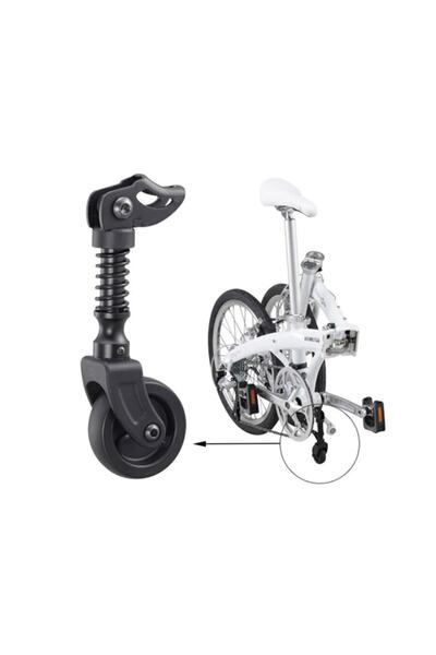 Dahon Park Ayağı Landing Gear Tekerlekli Siyah